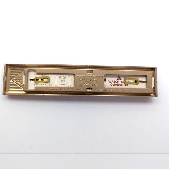 Vintage Jacoby Bender Champion 1/20 10K Gold Filled Stretch Link Watch Band NOS main image 4